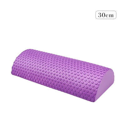 30cm Half Round EVA Massage Foam Roller Yoga Pilates Fitness Equipment Balance Pad Yoga Blocks With Massage Floating Point