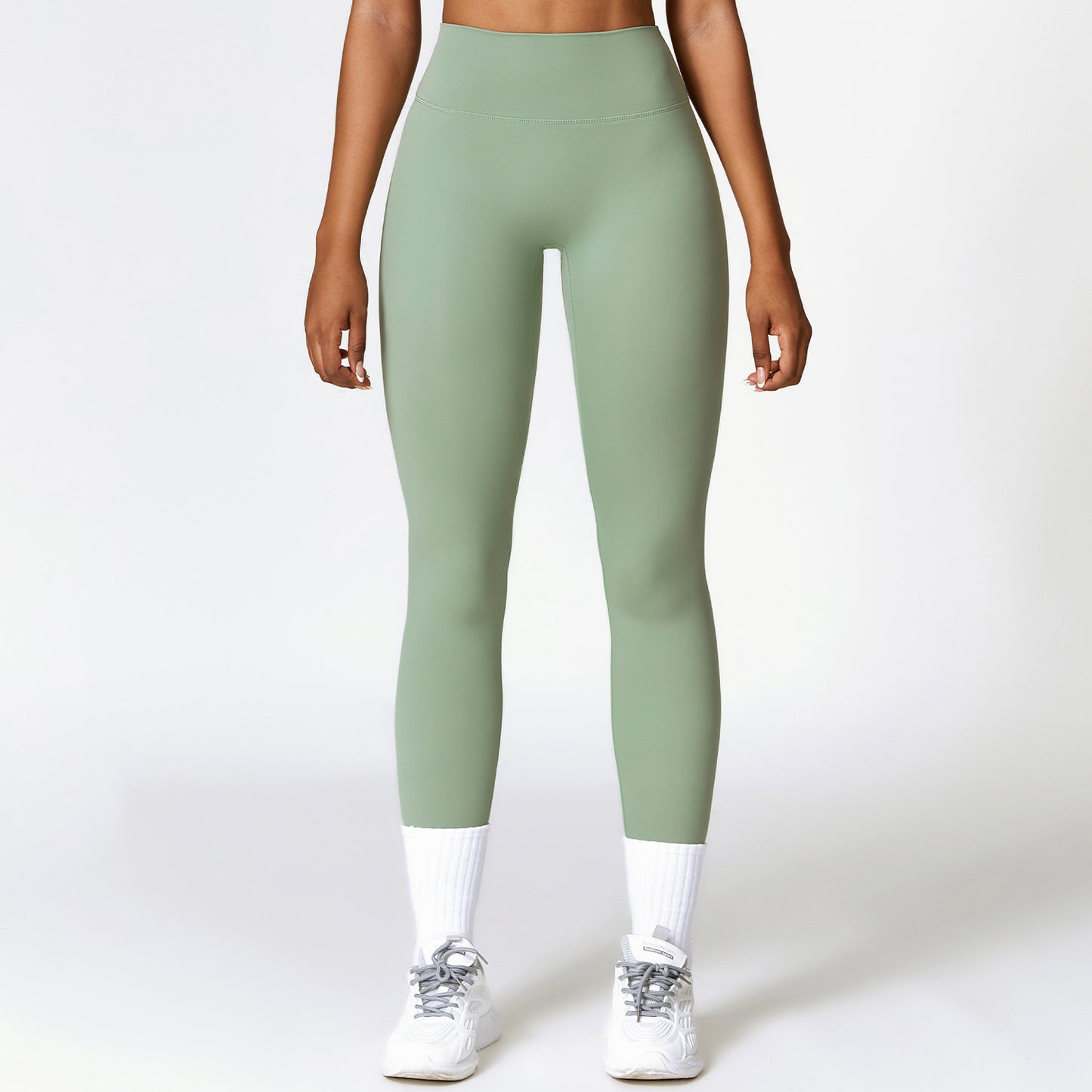 High waisted and hip lifting yoga pants for women