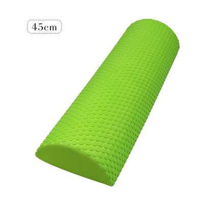 30cm Half Round EVA Massage Foam Roller Yoga Pilates Fitness Equipment Balance Pad Yoga Blocks With Massage Floating Point